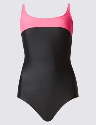 Secret Slimming&trade; Top Panel Padded Swimsuit
